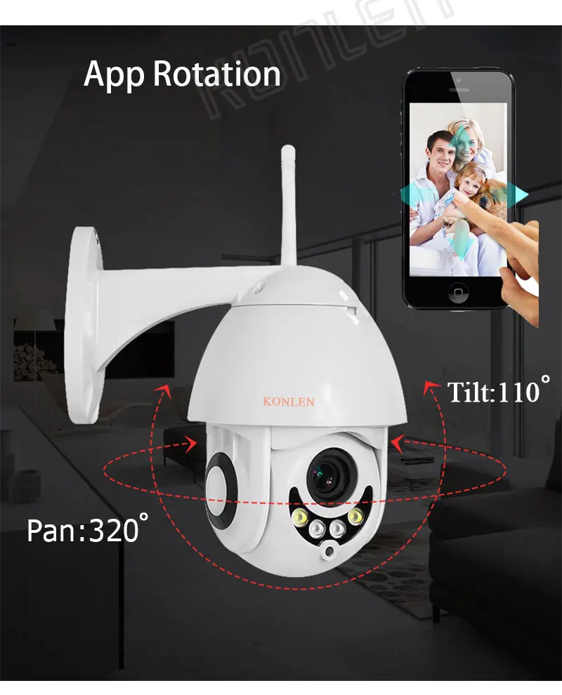 5X Zoom Full Color Mini Wireless Outdoor IP Camera (10)