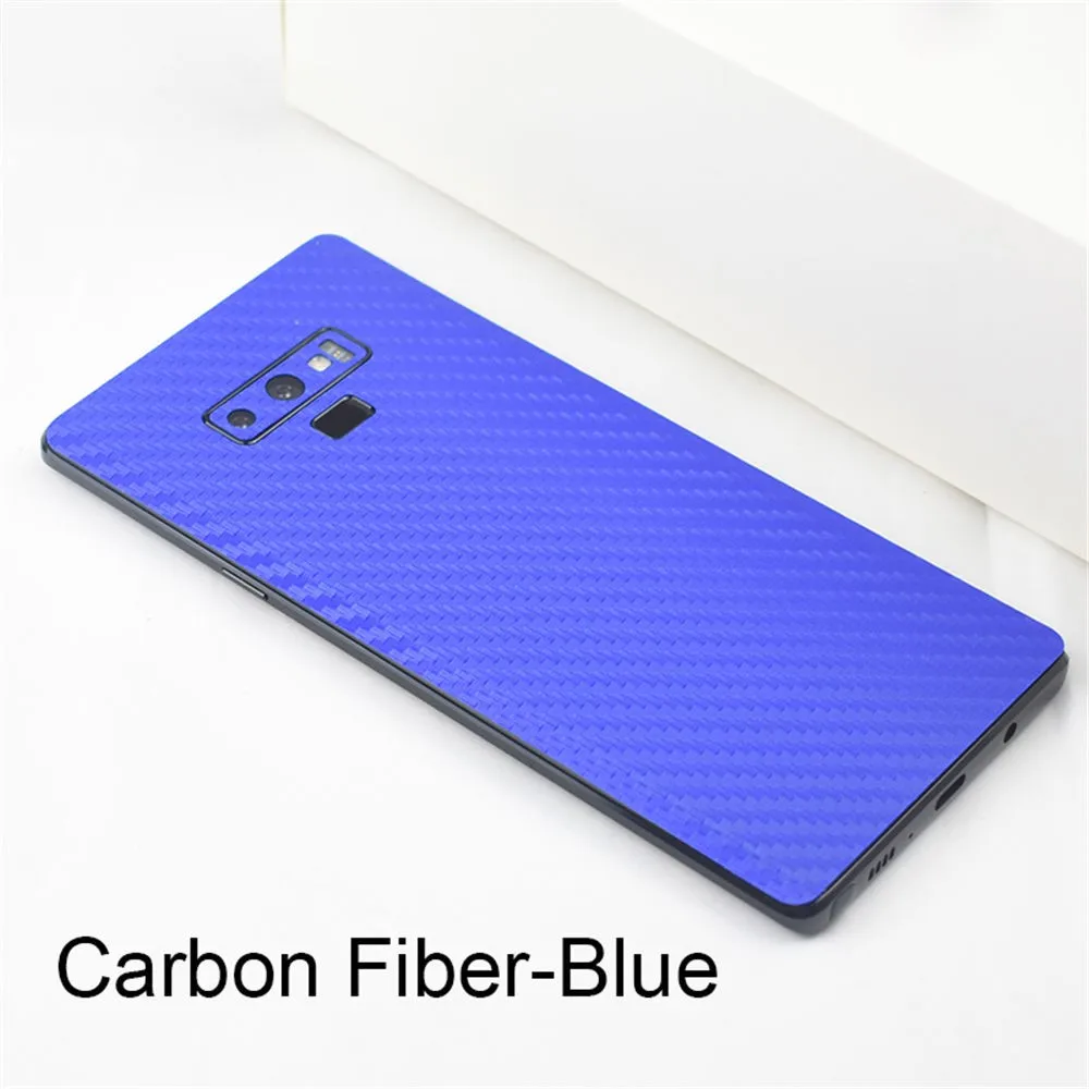 Back Cover Film For Samsung Galaxy Note 9 8 LeatherCarbon FiberWood Skins Protective Sticker For Samsung S9 S8 Plus Note 9 8 (13)