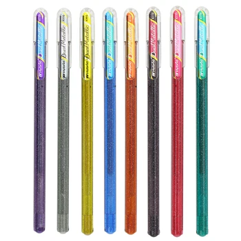 

1 Piece Japan Pentel flash 2 colors in one pen Gel Pen high light greeting card color pen K110