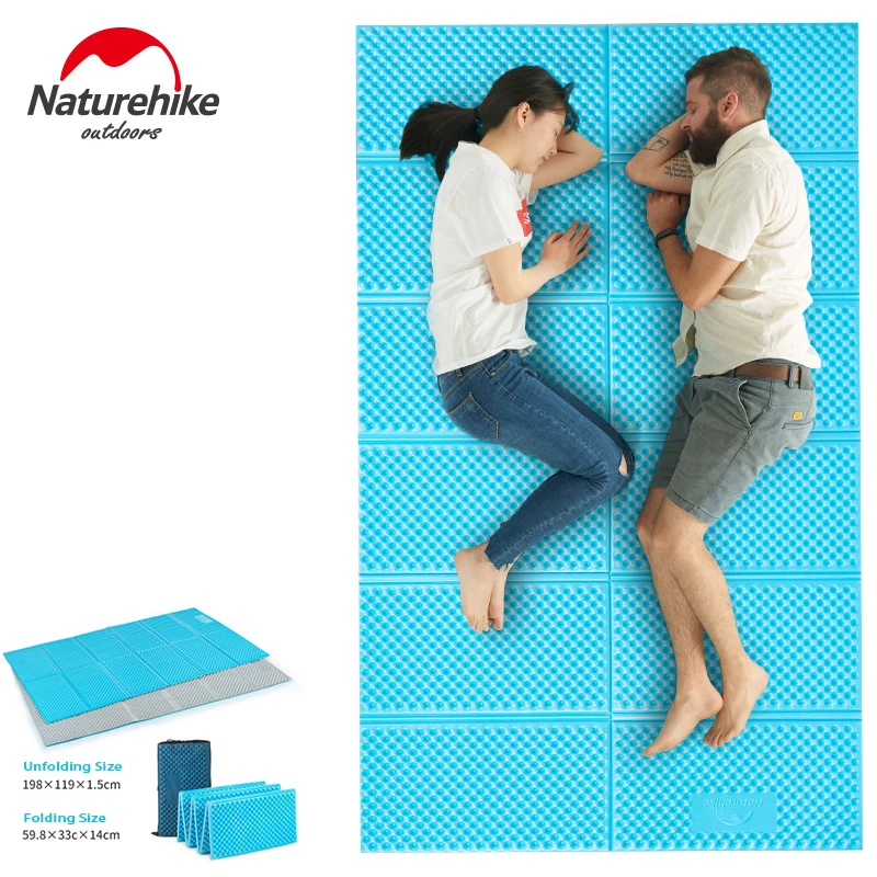 مويستوريبروف سادة خفيفة الوزن في الهواء الطلق التخييم حصيرة للطي حصيرة فراش 2 شخص وسادة النوم للتخييم خيمة السفر نزهة