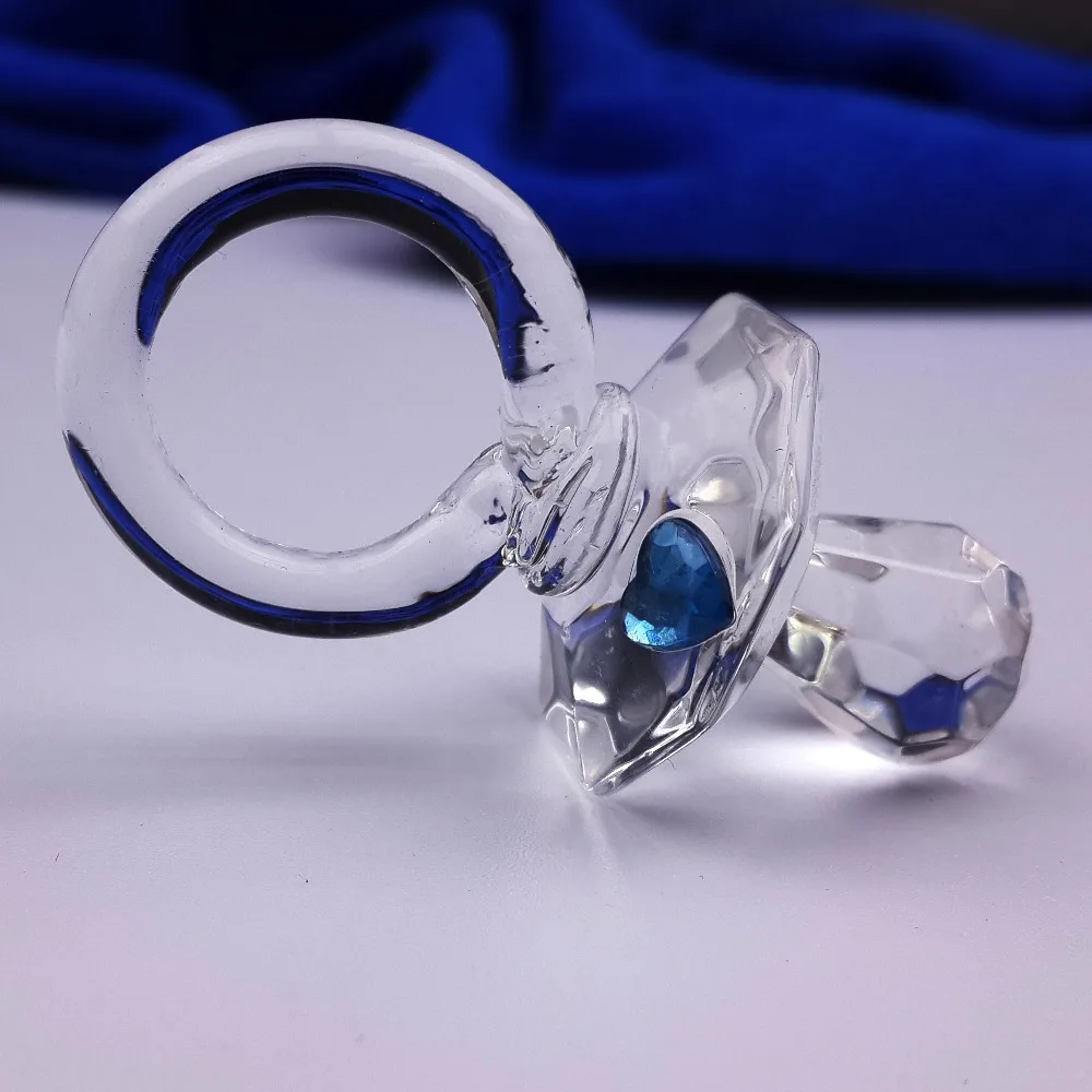 30PCS/LOTLovely Crystal Baby Pacifier Baby Shower Wedding Favors