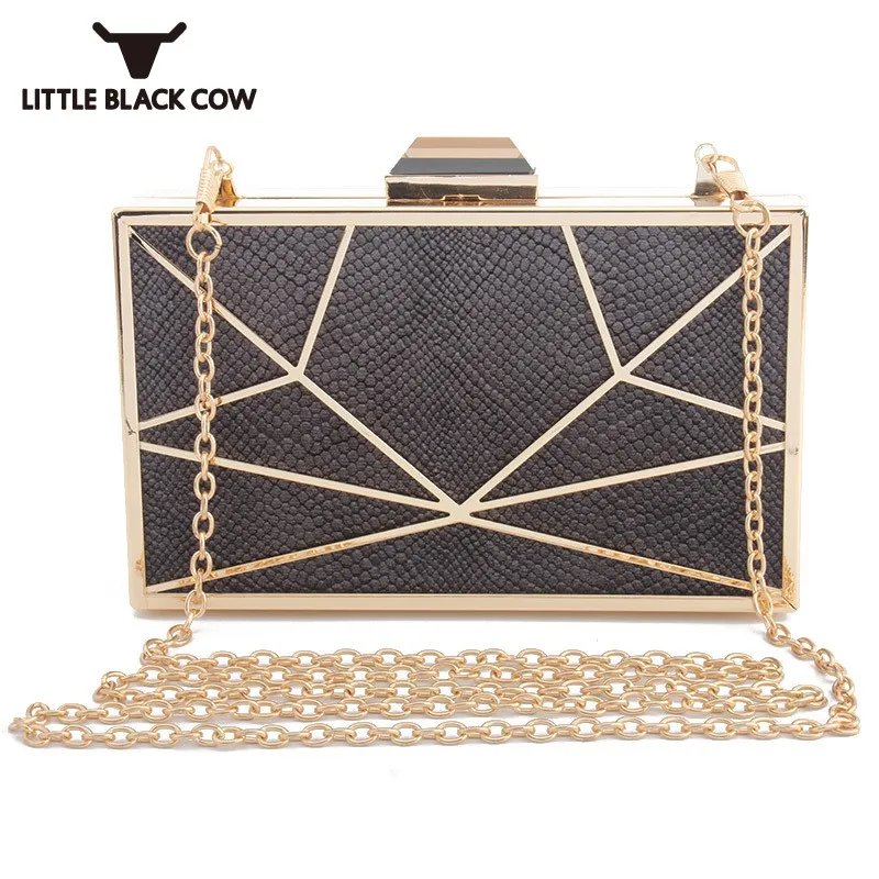 

Famous Brand Evening Clutch Bag Women Metal Flannel Shoulder Bag Female Designer Party Wedding Chain Bag 5 Colors Bolsos Mujer