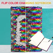 Sequins Diary Notepad Sequins Diary Notebook Sequins Writing Notebook A5 DIY Notebooks Universal Daily Memos Creative 80 sheets cute cartoon pet notebook creative cat crocodile notepad kawaii christmas gift office school daily memos notebook