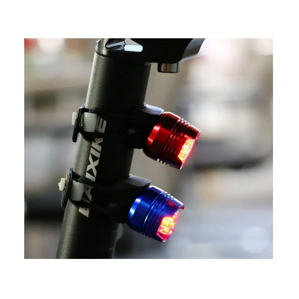 2 PCS Road Mountain Bike Light LED Flash Waterproof Bicycle Tail Light Bike Rear Light Night riding safety warning lights