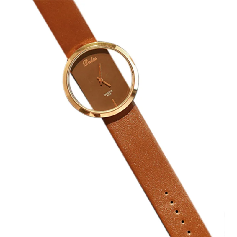 Women Watche Fashion Men's Women's Classic Casual Quartz Watch Leather Watches Ladies Girl Wristwatch Relogio Feminino D28 (2)