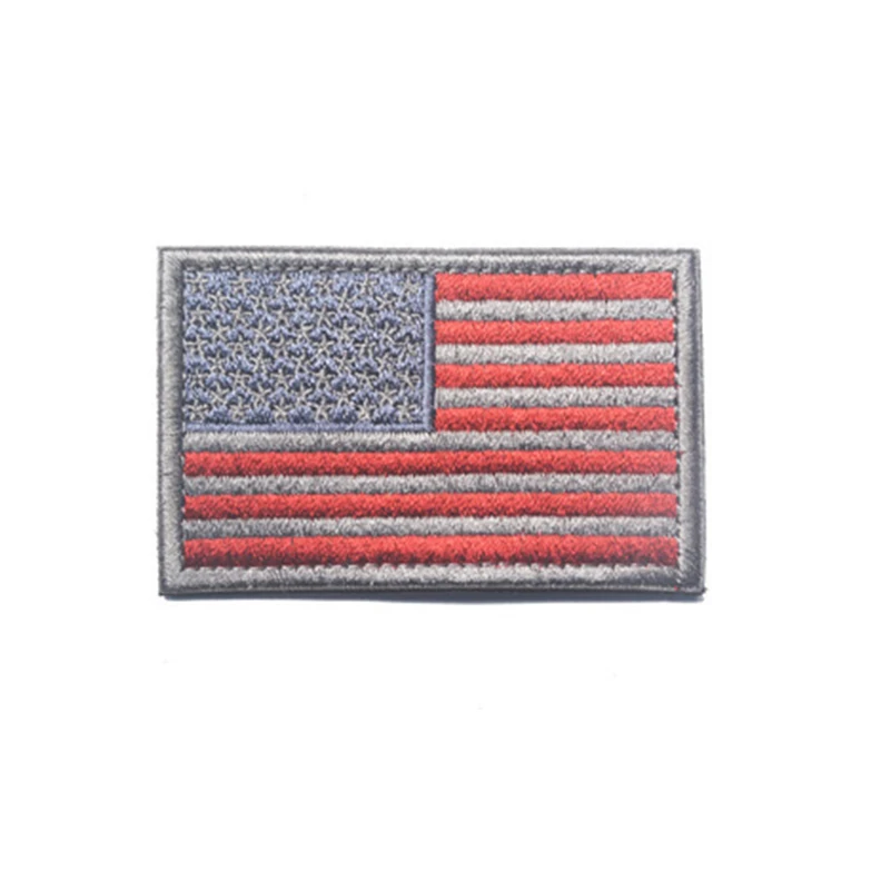 3D вышивка патч армии США американский флаг флаги аппликации эмблема значки Тактический Мораль патч декоративные вышитые патчи - Цвет: 6