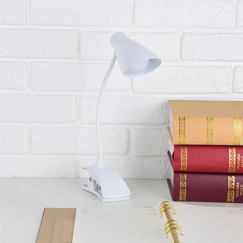 Reading Lamp Book Lights USB Rechargeable Book Light Portable Desk Lamp with Eye Protection #4m10 (5)