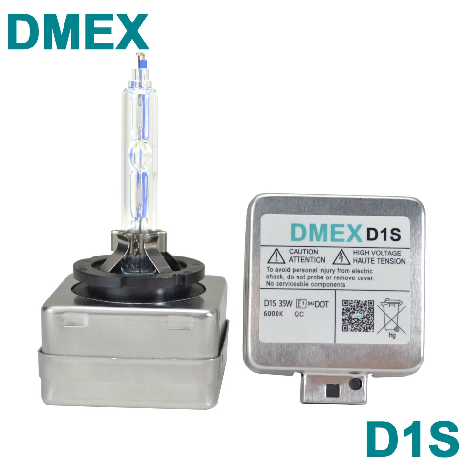 

DMEX 1 Pair(2 PCS) 35W D1S Xenon HID Bulb 4300K 5000K 5500K 6000K 8000K HID Xenon Lamp Replacement D1S Xenon HeadLight Bulbs