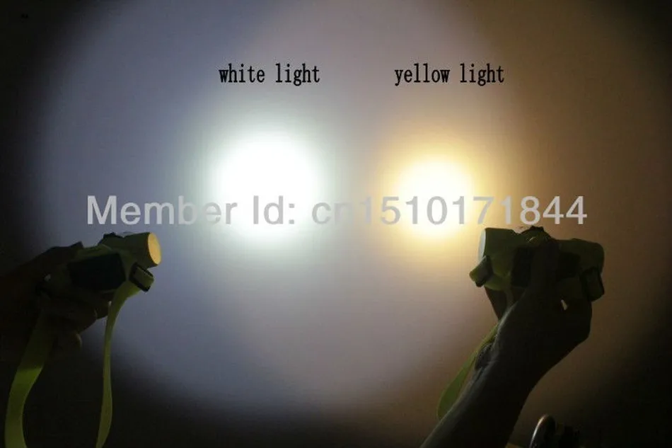Yupard XM-L2 T6 светодиодный Diver Дайвинг налобный фонарь вспышка светильник фонарь водонепроницаемый плавающий головной светильник 18650 батарея AAA Белый Желтый светильник