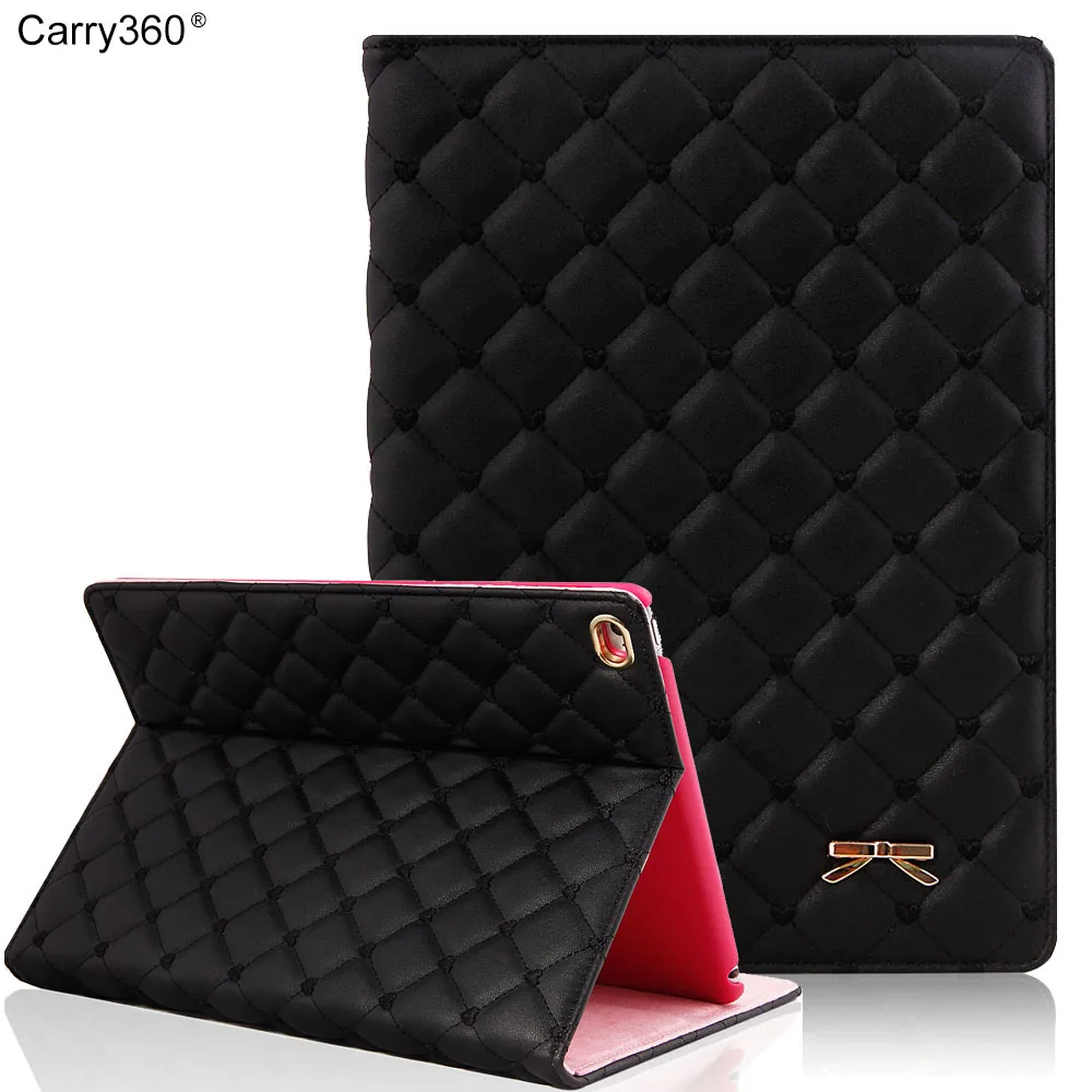 Carry360 чехол для Apple iPad воздуха 1 2 Чехол Мода Роскошные бантом из искусственной кожи