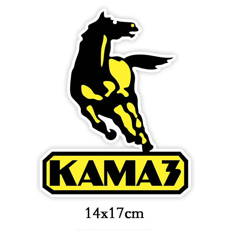 Three Ratels TZ 1783# 14x17см kamaz камаз логотип прикольные наклейки на авто наклейка машину