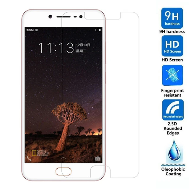 2.5D Tempered Glass For Vivo V5 High Quality Protective Film Explosion-proof Screen Protector for Y67 Y66 Lite | Мобильные телефоны
