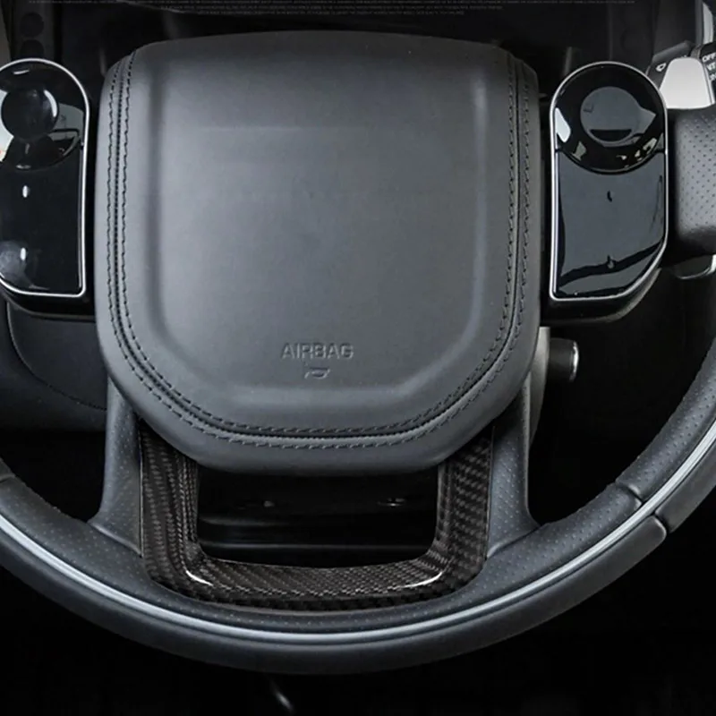 Отделка рулевого колеса из настоящего углеродного волокна для Range Rover Sport 2014 2019 RR