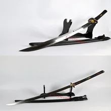 HIGH QUALITY JAPANESE SAMURAI SWORD NAGINATA Nagamaki CLAY TEMPERED BLADE VERY SHARP