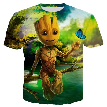 

Superhero Groot T Shirt Guardians of The Galaxy T Shirts Avengers T Shirt 3D Print Men/Women Streetwear Fashion Clothes Tops T74