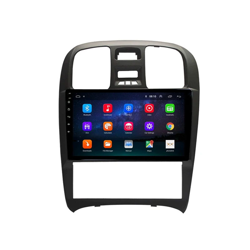 Excellent 9" 2.5D IPS Android 8.1 Car DVD Multimedia Player GPS for Hyundai Sonata Fe 2004 2005-2007 2008 2009-2012 car radio  navigation 1