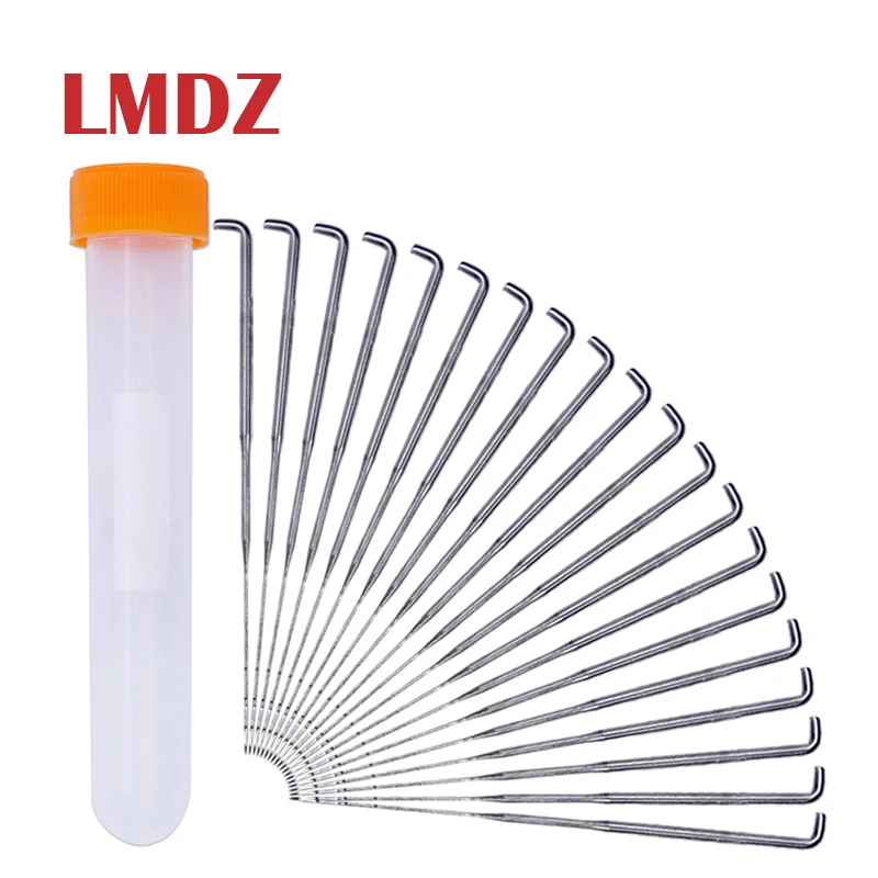 

LMDZ 20pcs/lot Felting Needles Wool Pocked Tools Wooden Handle With A Needle Felt Needle Felting Tool Felt DIY Package Craft Su