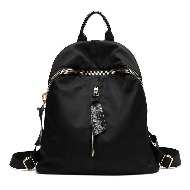 

2016 Trendy Fashion Oxford Daypack Concise Large Backpack Women Preppy Style Waterproof Rucksack Ladies Casual Plain Zipper Bag