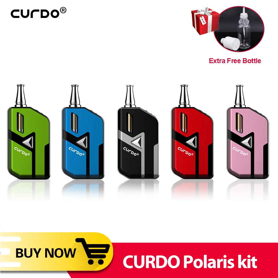 Бесплатный подарок! 2019 новый оригинальный комплект CURDO Polaris электронная сигарета