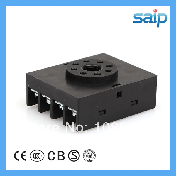 FREE SHIPPING 10A 8 Pin Relay Socket P3G 08