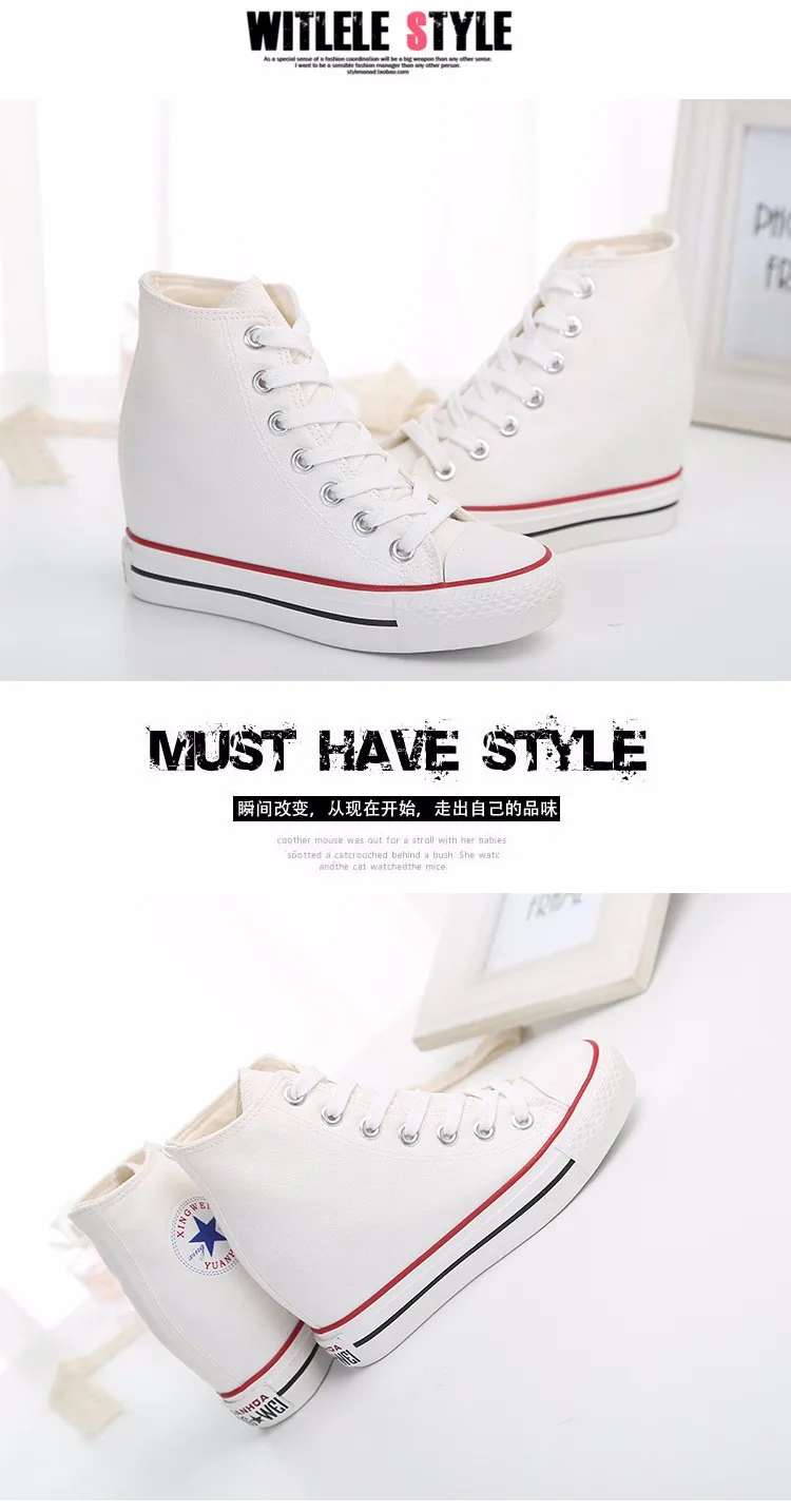 KUYUPP High Top Canvas Women Shoes Espadrilles Spring Autumn Womens Wedges Shoes Lace Up Casual Shoes For Female Sapatilha YD120 (20)