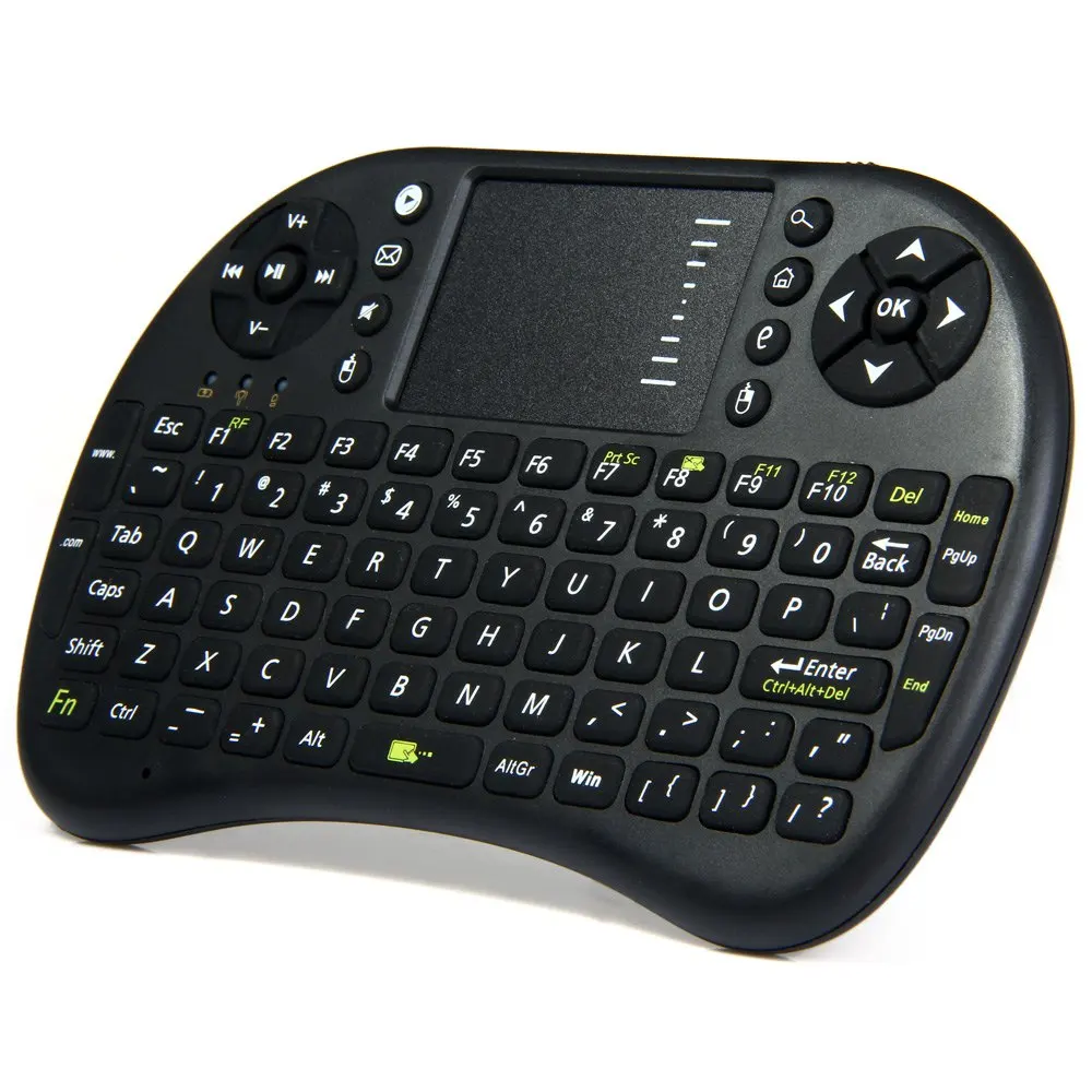 УКБ 500 РФ 2.4 ГГц 92 ключей Мини Беспроводной клавиатурой qwerty Мыши компьютерные Touchpad