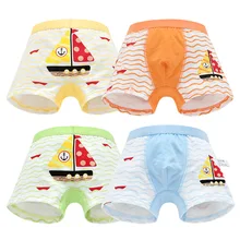 Детское нижнее белье 2 предмета, трусы-боксеры для мальчиков, мягкие хлопковые трусы для мальчиков милые трусики для подростков, мужская одежда трусы-боксеры