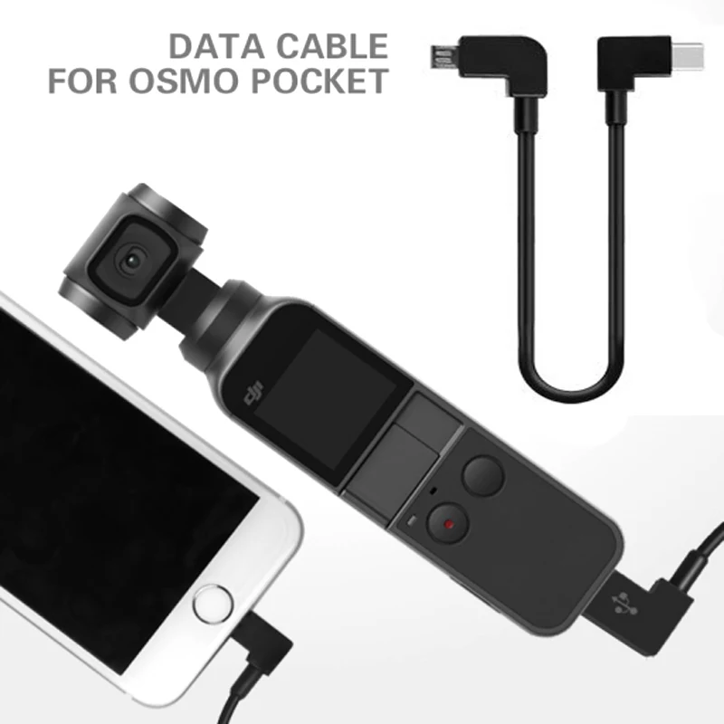 Type-C Data Cable Extension Cord for DJI Osmo Pocket Camera for Android iPhone