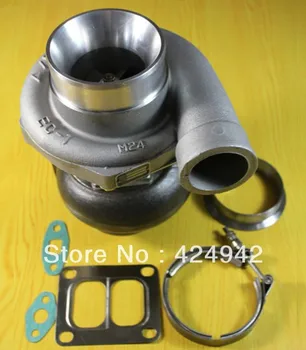 

T70 T04Z T4 gasket flange .84 a/r com .70 a/r T4 twin scroll oil cooled 400hp-500hp 4" v-band turbo TurboCharger