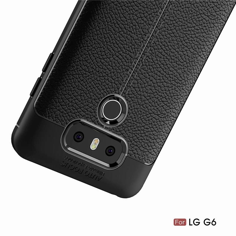 For LG G6 Case Silicone Luxury Litchi (12)