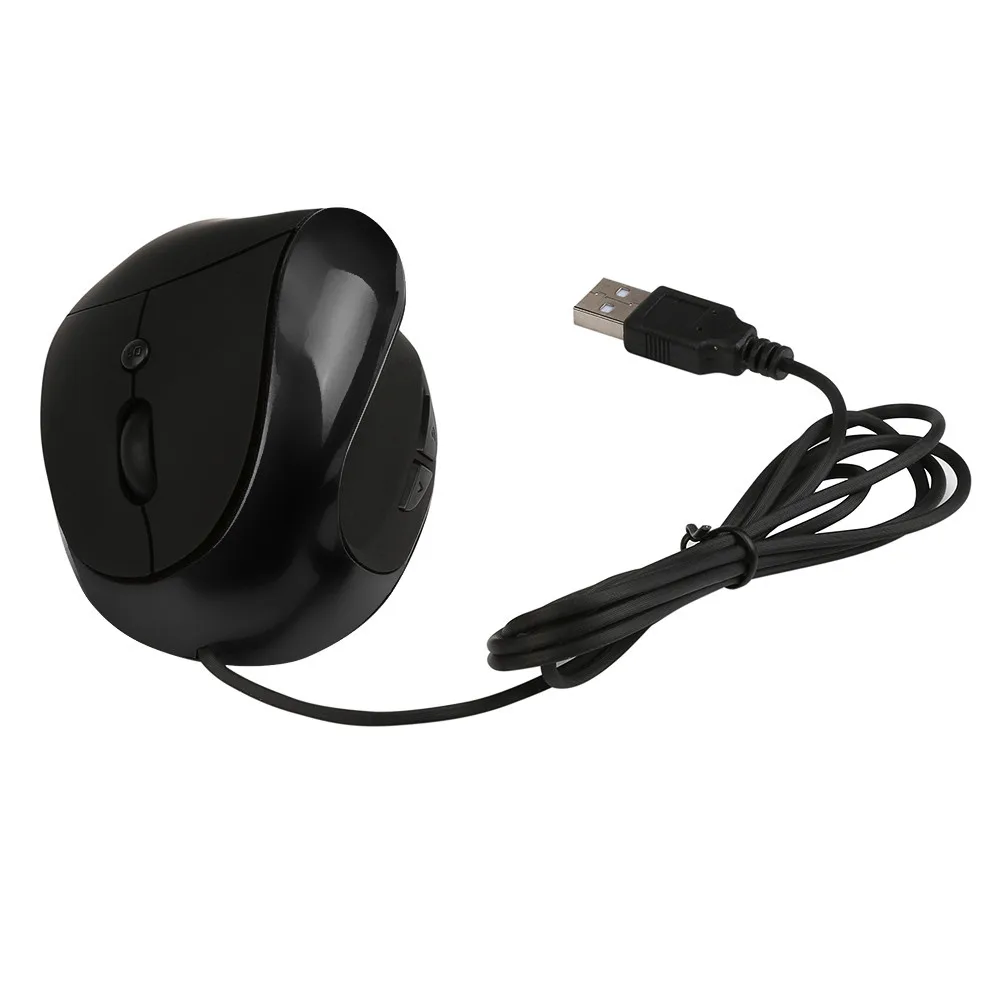 Вертикальная мышь игра 2400 dpi оптическая USB запястье эргономичная мышь и мышь с коврик для мыши для компьютера ПК