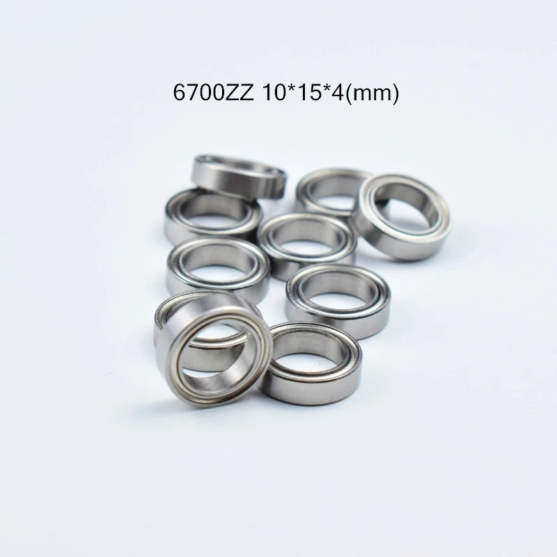 6700 6700ZZ 10*15*4 (мм) 10 штук Бесплатная доставка подшипник ABEC 5 61700Z 63700ZZ конический