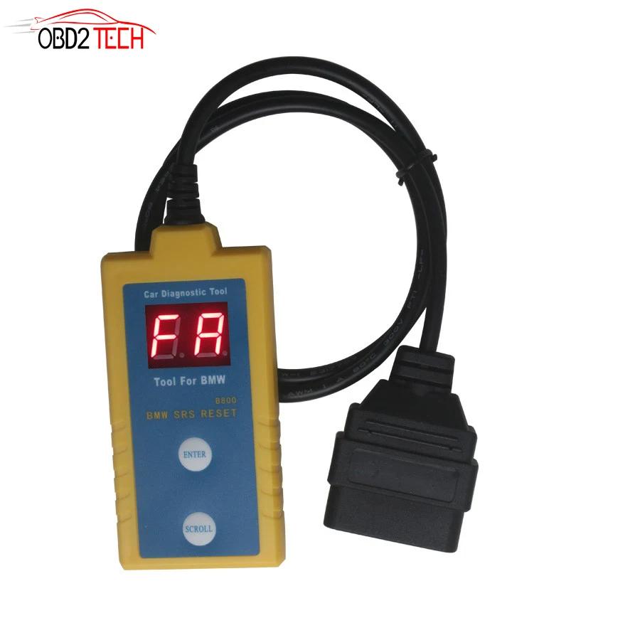 Comprar B800 escáner SRS y reseteador de herramienta para BMW ajuste E36 E46 E34 E38 E39 Z3 Z4 X5 B800 Airbag escáner