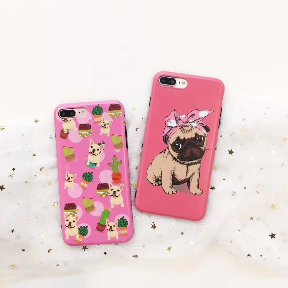 Супер мило собака Сибирский хаски belldog IMD TPU чехол для Iphone66S 7 s 8 6 Plus плюс |