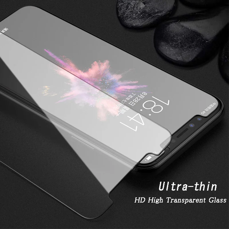 9H-Tempered-Glass-For-iPhone-6-s-7-8-10-X-Screen-Protector-On-The-For