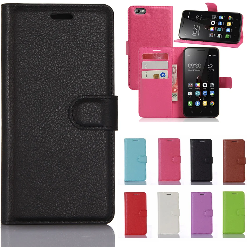 Wallet Leather Flip Phone Cases For Lenovo A2020 Cover Coque Case Vibe C A2020a40 DS A 2020 Bags Fundas | Мобильные телефоны и