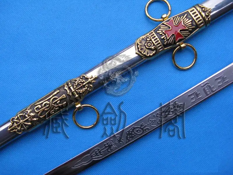 S0006 TEMPLAR CRUSADER KNIGHT OF ST. JOHN меч масонов RED CROSS S GUARD 37 5&quot|knight crusader|knights crossknights templar |