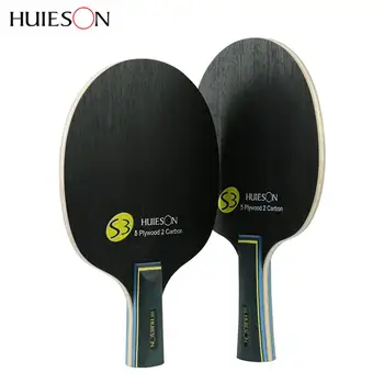 

Huieson Nano Carbon Table Tennis Blade 7Ply Ayous Wood Medium Speed Ping Pong Racket Blade Table Tennis Accessories S3
