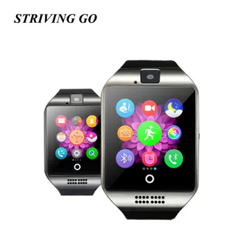

Bluetooth Smart Watch Q18 With Camera Facebook Whatsapp Twitter Sync Smartwatch Support SIM TF Card For IOS Android PK U8 DZ09