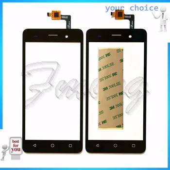 

RUBINZHI Phone Touchscreen For Wiko jerry Touch Panel Touch Screen Digitizer Front Glass Senosr Replacement Parts repair+Tape