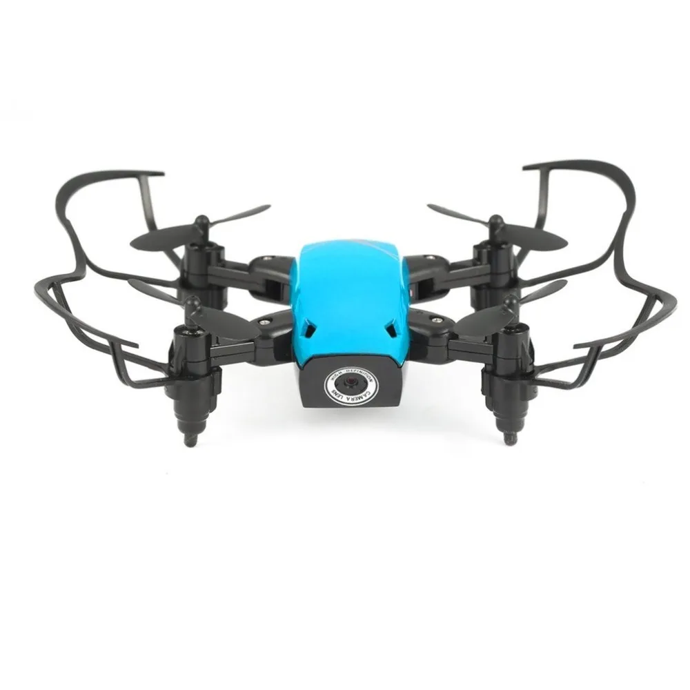 S9W складной RC Мини Дрон Карманный Дрон микро Дрон вертолет с wifi FPV 0.3MP камера 360 градусов