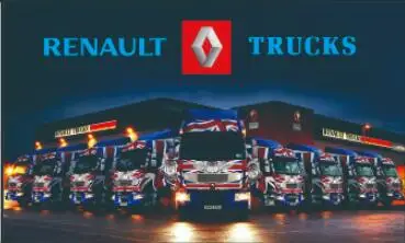 Автомобильный флаг Renault TRUCKS Banner 3ftx5ft 100% полиэстер | Дом и сад