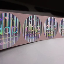 Свободный дизайн! Безопасная Подлинная пользовательская голограмма печать наклеек, пустая, если удалена