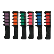 6 шт./компл. миниатюрный одноразовый Личная Применение краска для волос гребень, Профессиональный парикмахерский мелки для волос Цвет мел инструмент для окрашивания волос