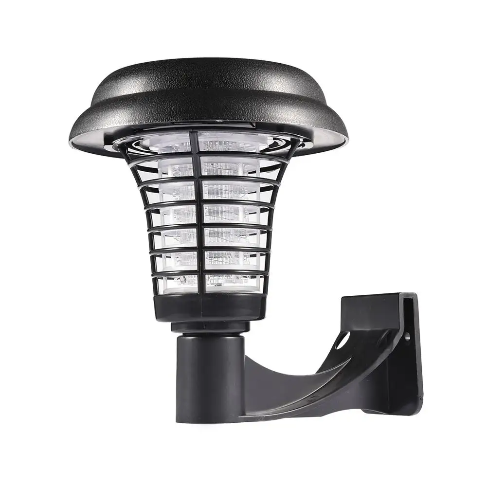 Solar Mosquito Killer UV Lamp Outdoor Wall LED Mosquito Bug Repellent