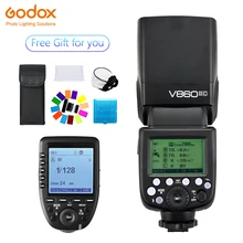 Godox Ving V860II V860II-C Speedlite flash 2.4G GN60 TTL+Xpro-C Wireless Trigger Flash for Canon Camera 1100D 1000D 7D 6D 60D shanny sn e3 rf 2 4g wireless radio transceiver trigger for sn600c rf flash ttl trigger lcd panel for canon 700d 70d 7d 7dii 6d