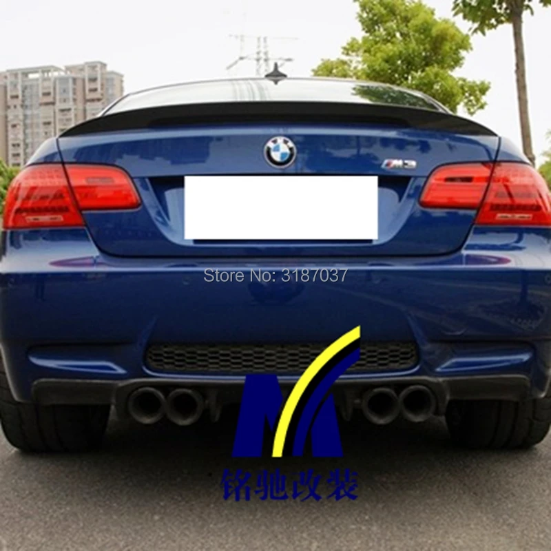 Для BMW E92 Спойлер 3 серии 2 двери E92 M3& E92 2005-2012 углеродное волокно задний спойлер на крышу крыло багажника губы крышка багажника автомобиля Стайлинг