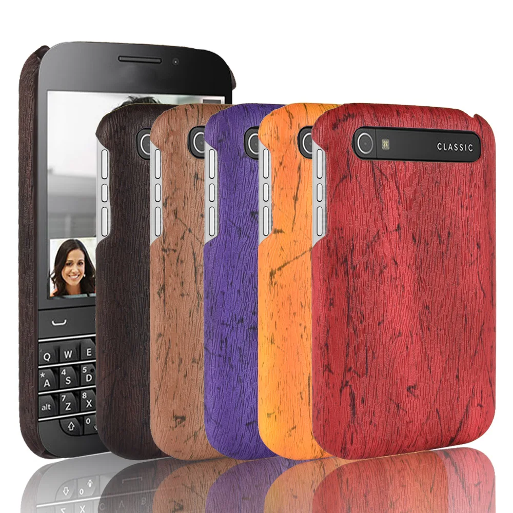 Чехол для BlackBerry Classic Q20 чехол из искусственной кожи под дерево защитный жесткий