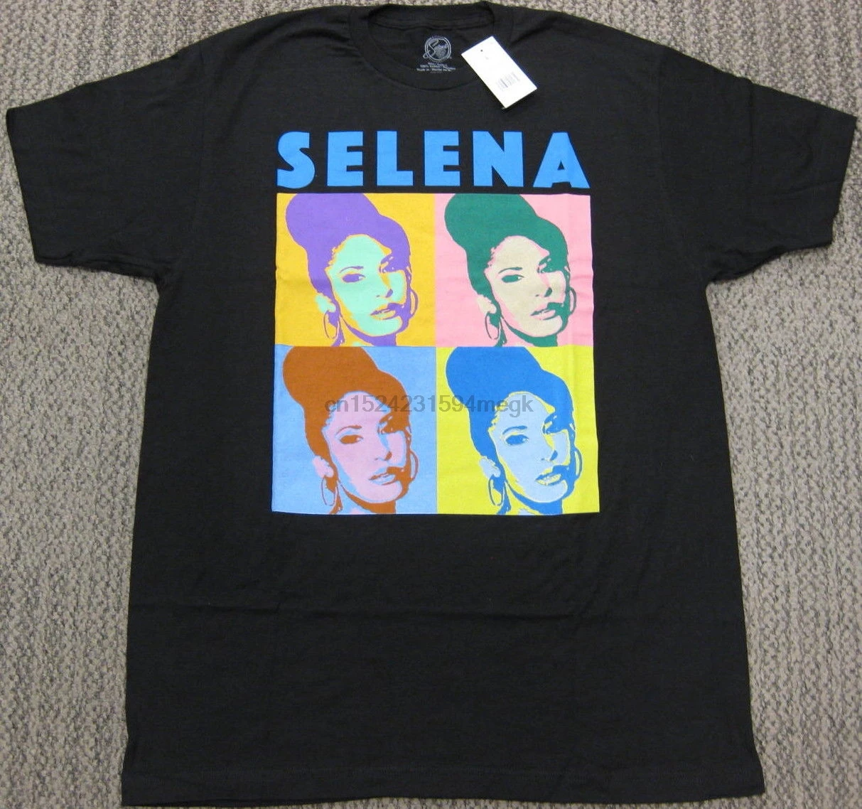 selena quintanilla black shirt