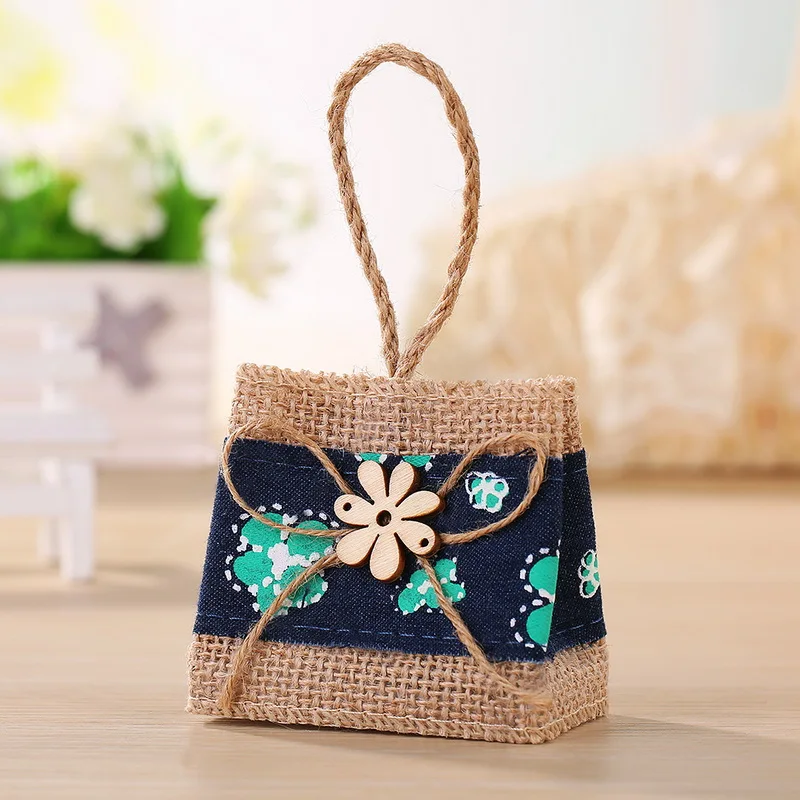

Wedding Burlap Bag Favor Gift Candy Bags Fashion Bags For Party Favors 24pcs